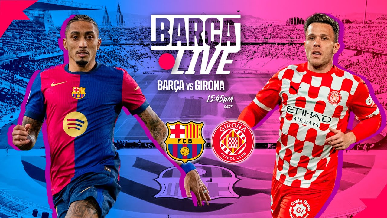 Barcelona vs Girona DONDE VER EN VIV⚽️ - LaLiga EA Sports 2025