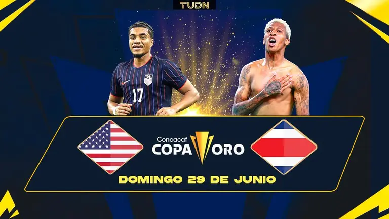 Estados Unidos vs Costa Rica DONDE VER EN VIV⚽️ - Copa Oro 2025