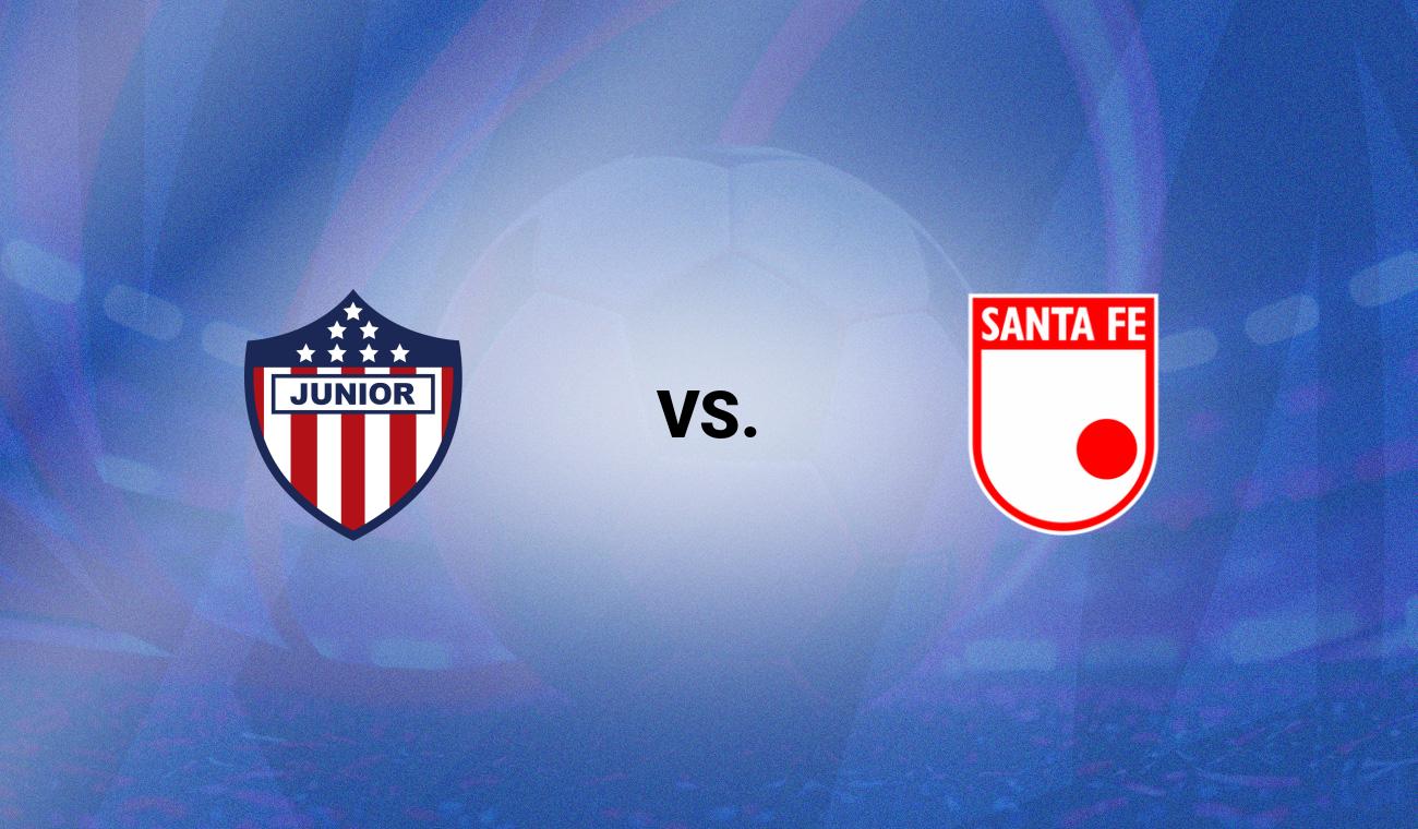 Junior vs Santa Fe DONDE VER EN VIV⚽️ ONLINE - Liga Betplay Dimayor 2025