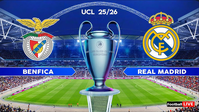 Benfica vs Real Madrid DONDE VER EN VIV⚽️ ONLINE - Champions League 2026