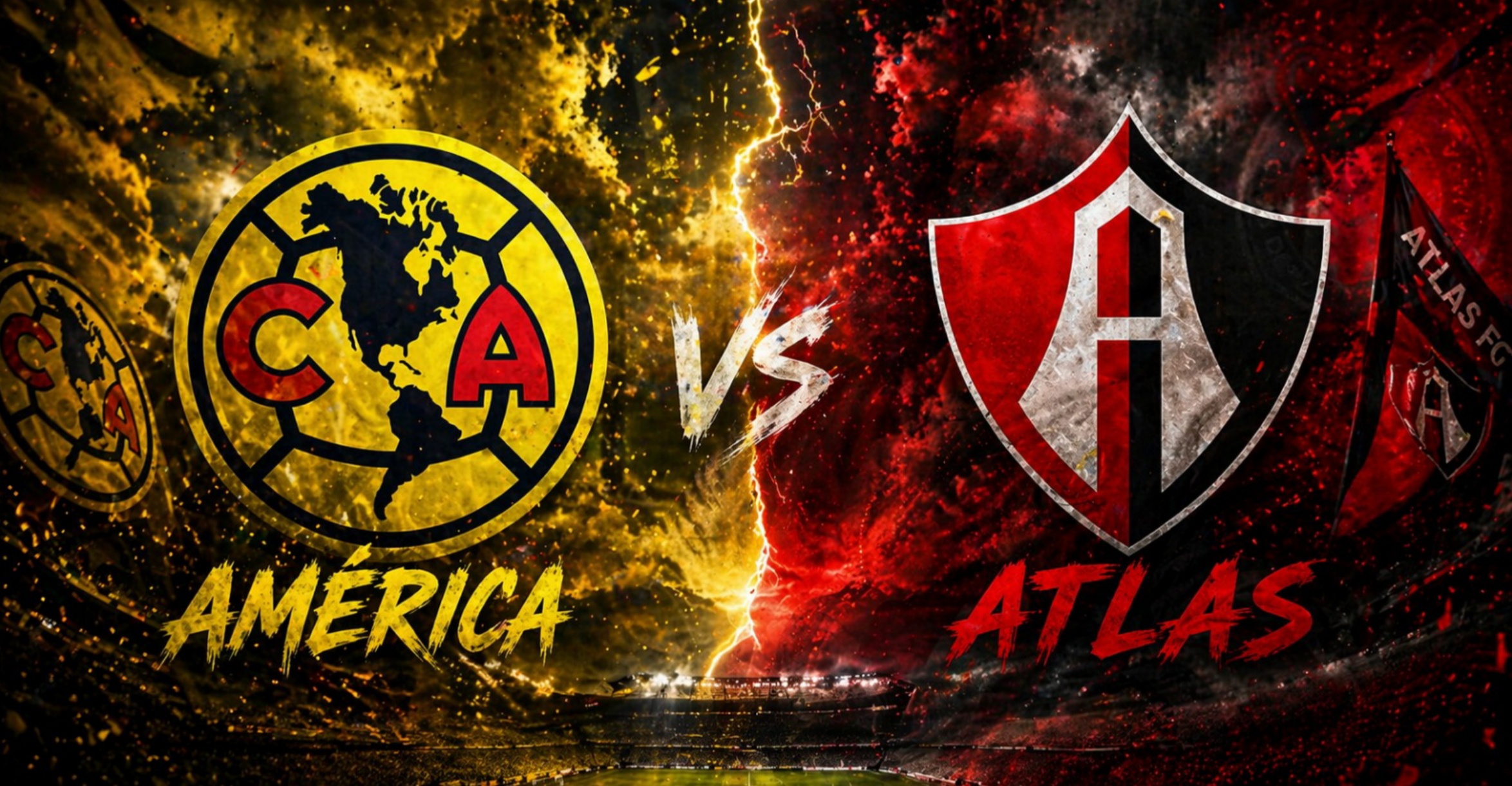 América vs Atlas DONDE VER EN VIV⚽️ ONLINE - Liga MX 2025